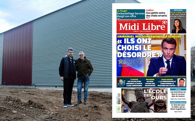 Embouteillage Services à l’honneur dans Midi Libre