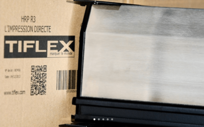 ES intègre des solutions de marquage carton haut de gamme Tiflex HRP1000